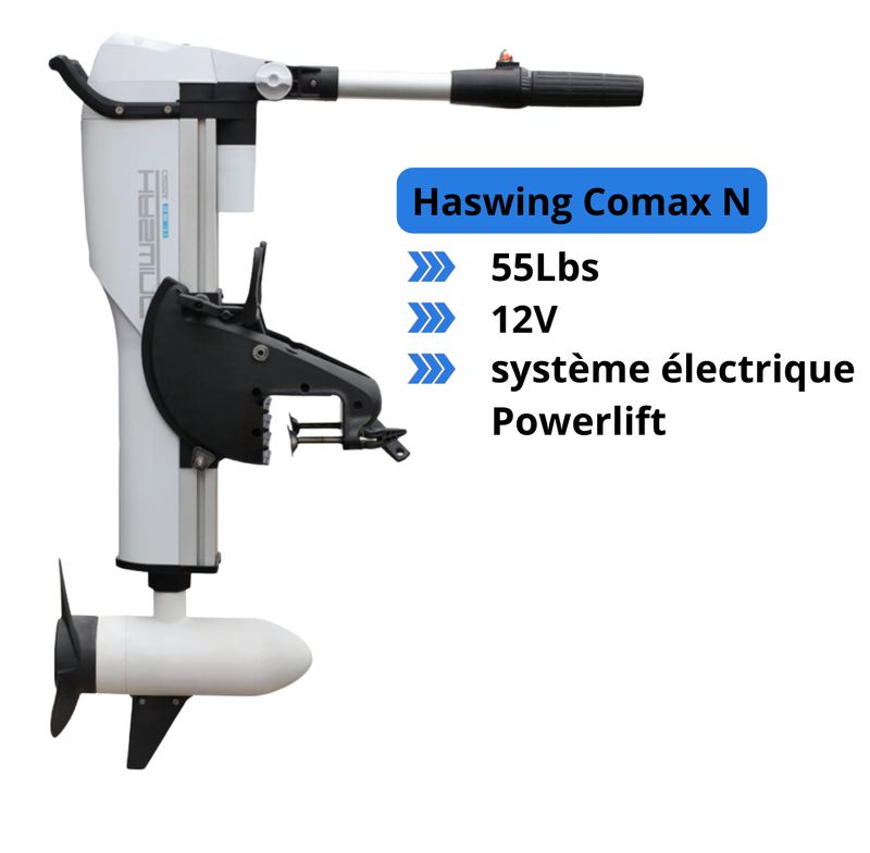 Moteur électrique Haswing Comax N - 55 LBS - 12V