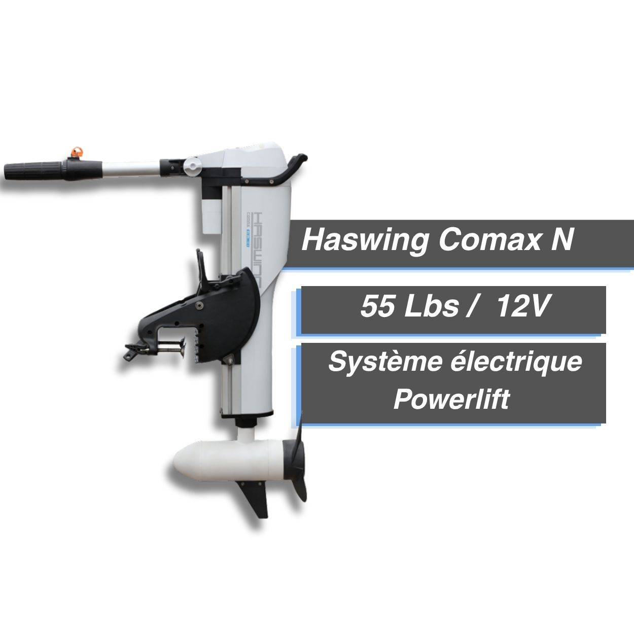 Moteur électrique Haswing Comax N - 55 LBS - 12V