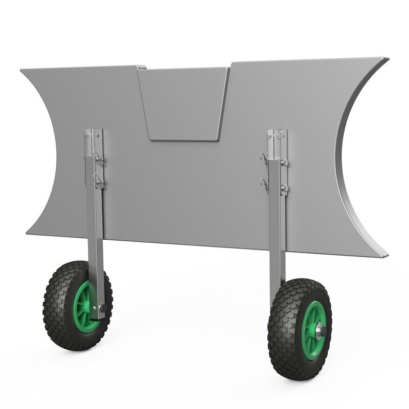 Roues de halage increvables et de mise à l'eau relevables 200