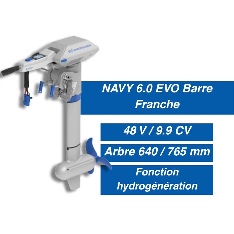 Moteur Epropulsion Navy 6.0 Evo à barre franche