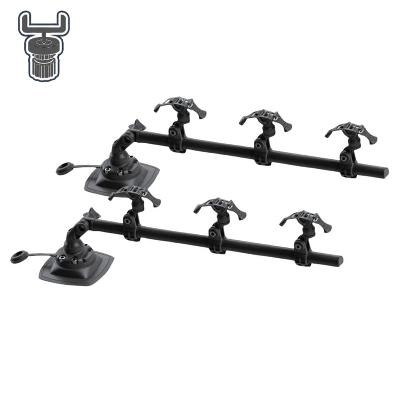 Porte cannes (Ensemble complet pour 3 cannes) (Colle et pinceau inclus) | Fasten Borika