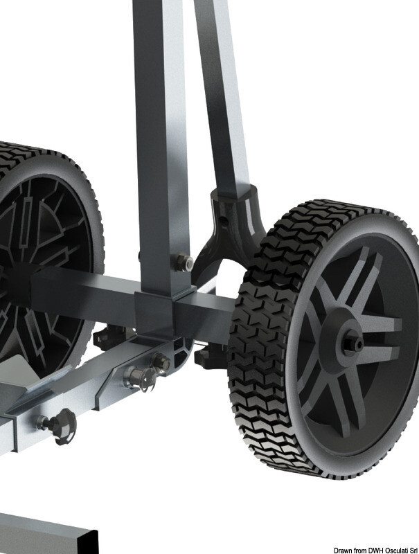 Chariot moteur ODESEA TX-65 avec roues pliables