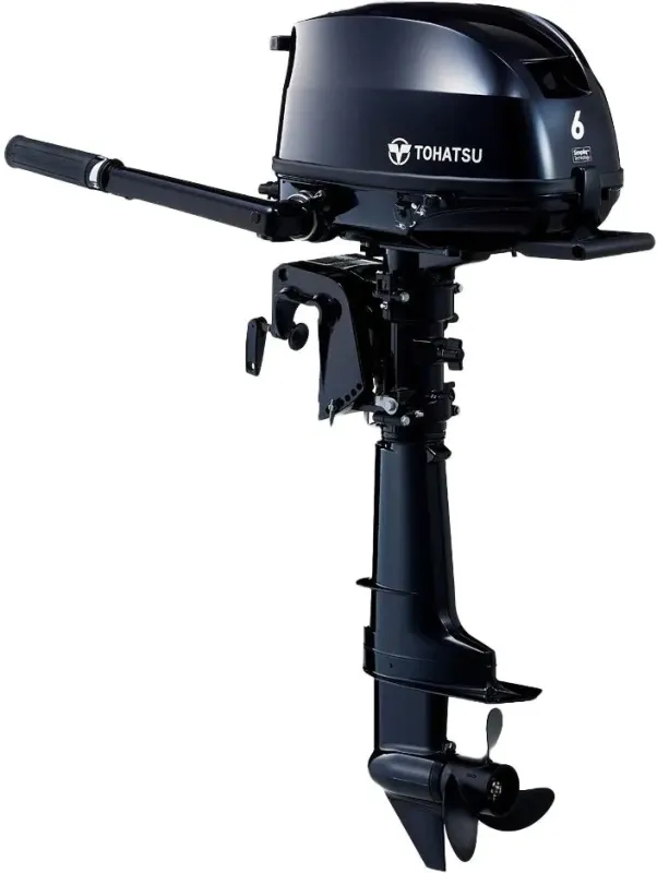 Moteur thermique TOHATSU 6 CV - 4T - barre franche