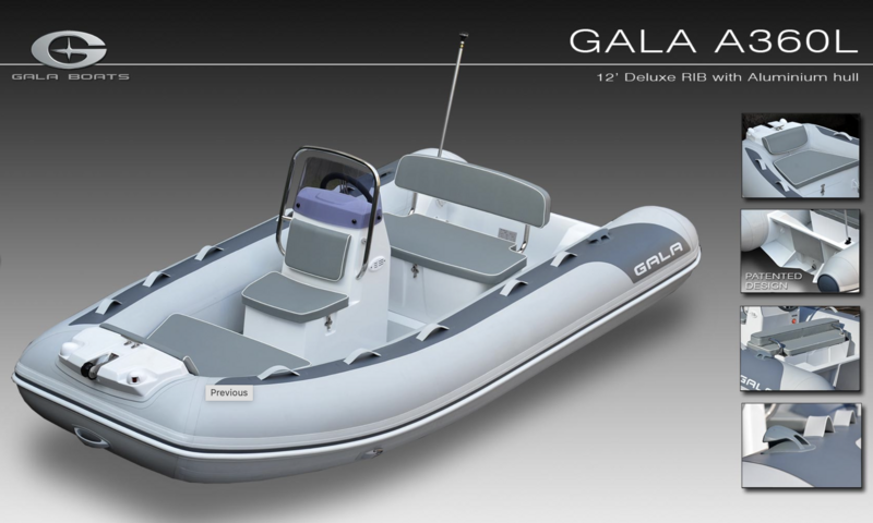 Bateau semi-rigide GALA Atlantis Luxe 300L