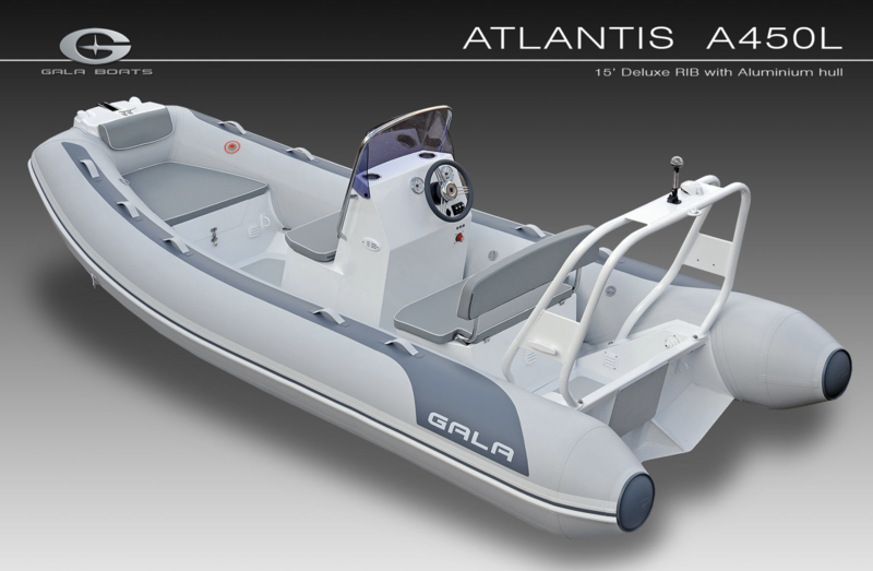 Bateau semi-rigide GALA Atlantis Luxe 450L