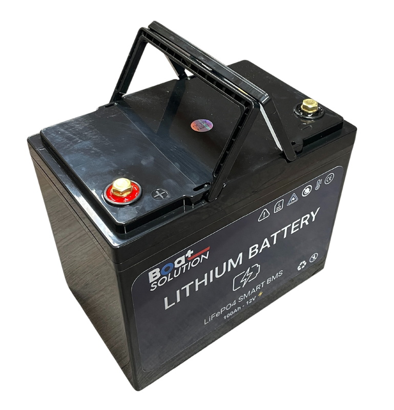 Batterie lithium Lifepo4 12V 100A Boat Solution France