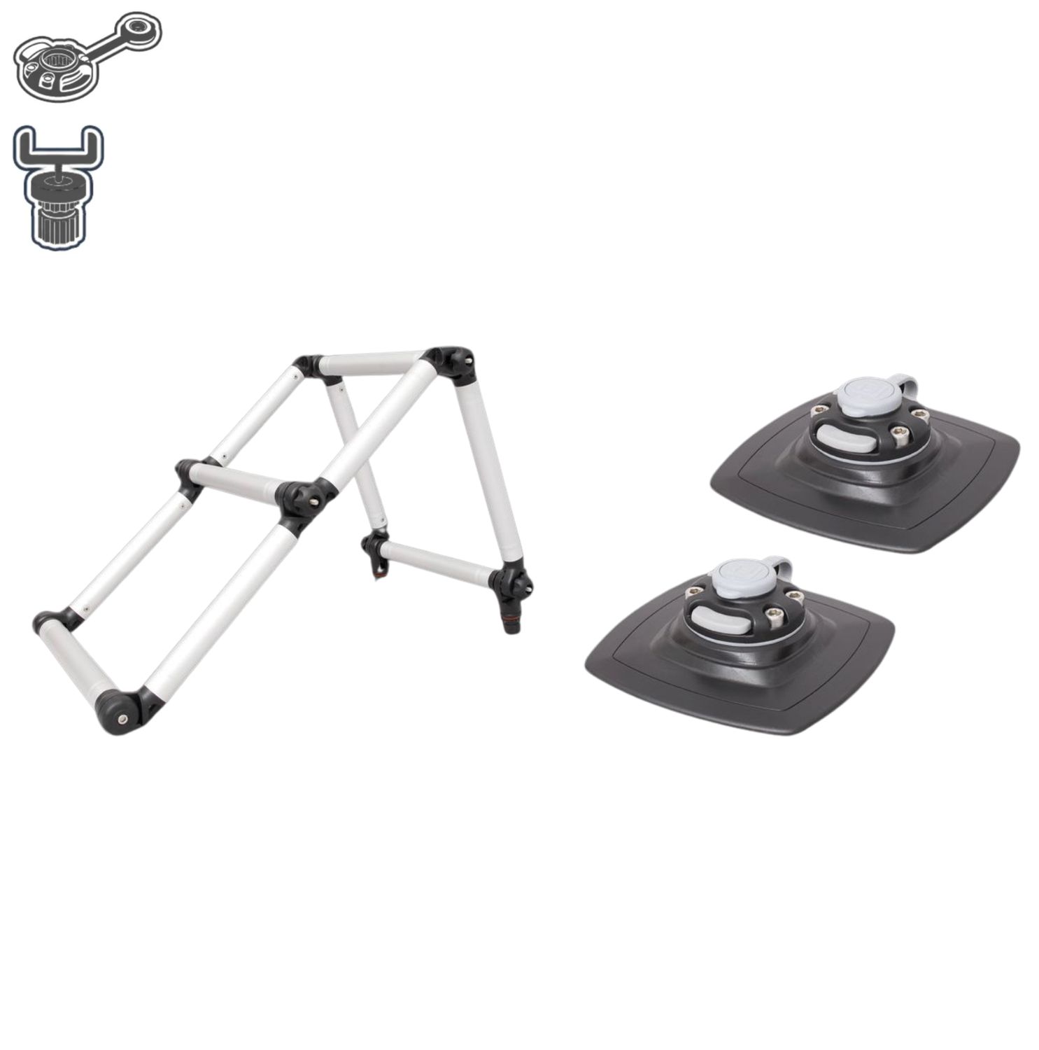 Echelle coloris gris pour bateau pneumatique semi-rigide | Fasten Borika