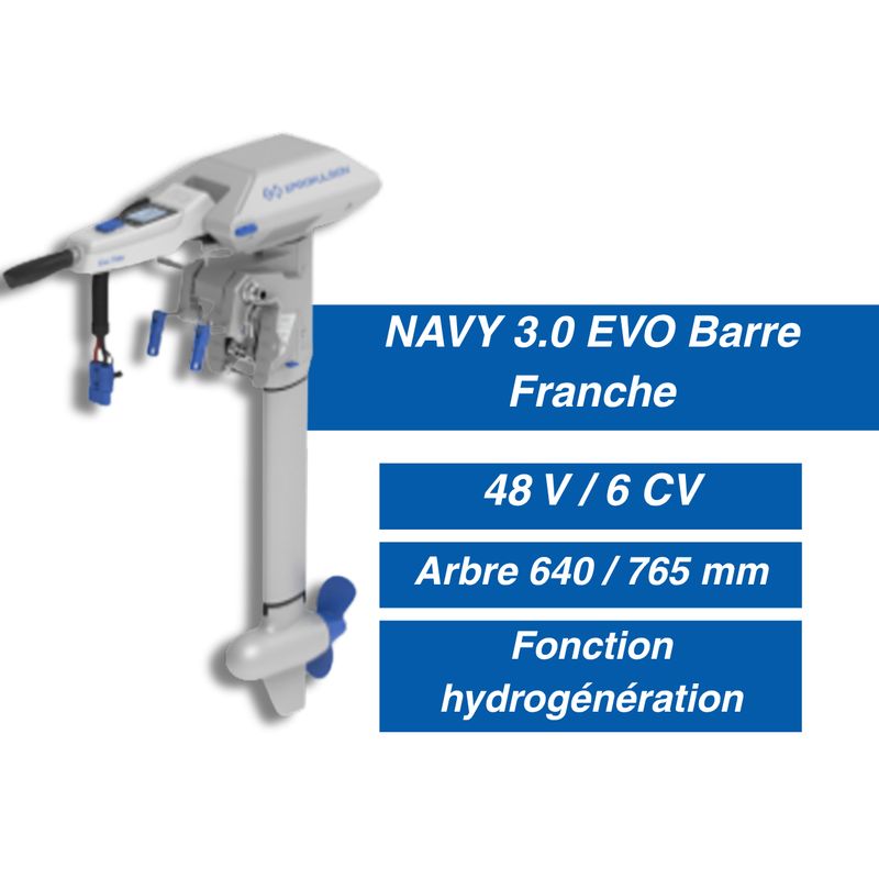 Moteur Epropulsion NAVY 3.0 EVO à barre franche