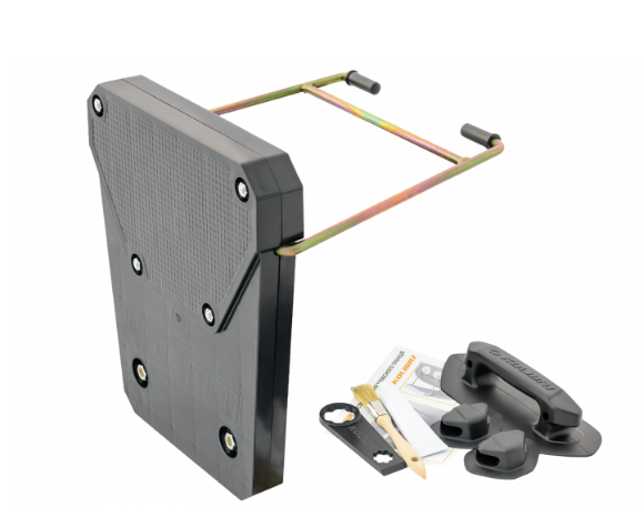Support moteur pour bateau pneumatique ou float tube