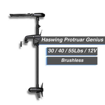 Moteur électrique Haswing Protruar GENIUS - 30/40/55 Lbs (réglable sur 3 puissances) - 12 V