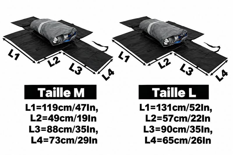 Sac de transport PVC pour bateau pneumatique