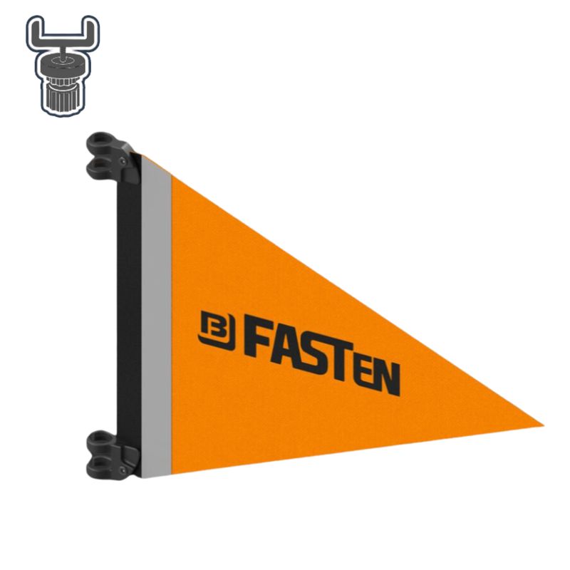 Fanion de navigation orange  | Fasten Borika