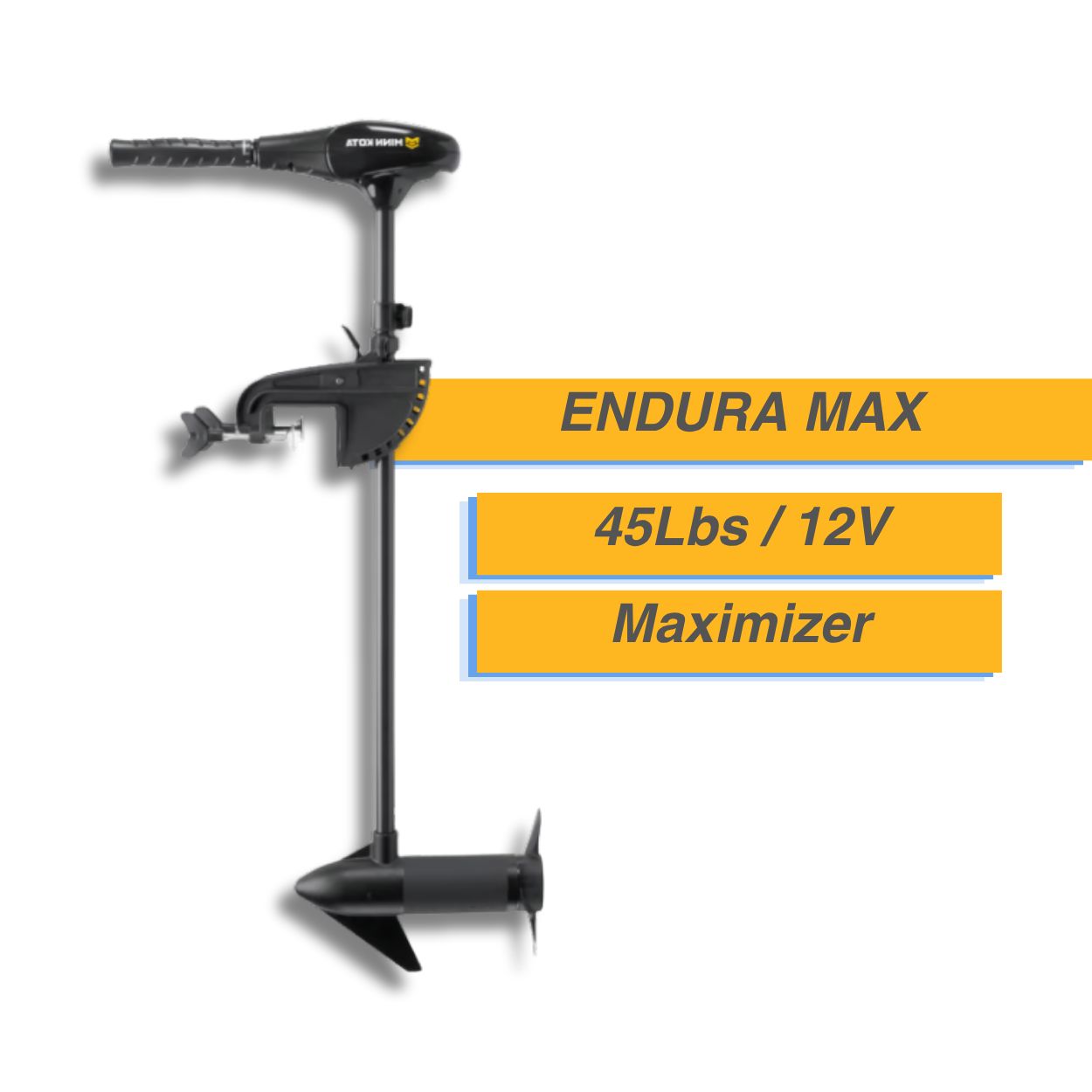 Moteur électrique Minn Kota Endura Max - 45 Lbs - 12 V Maximizer