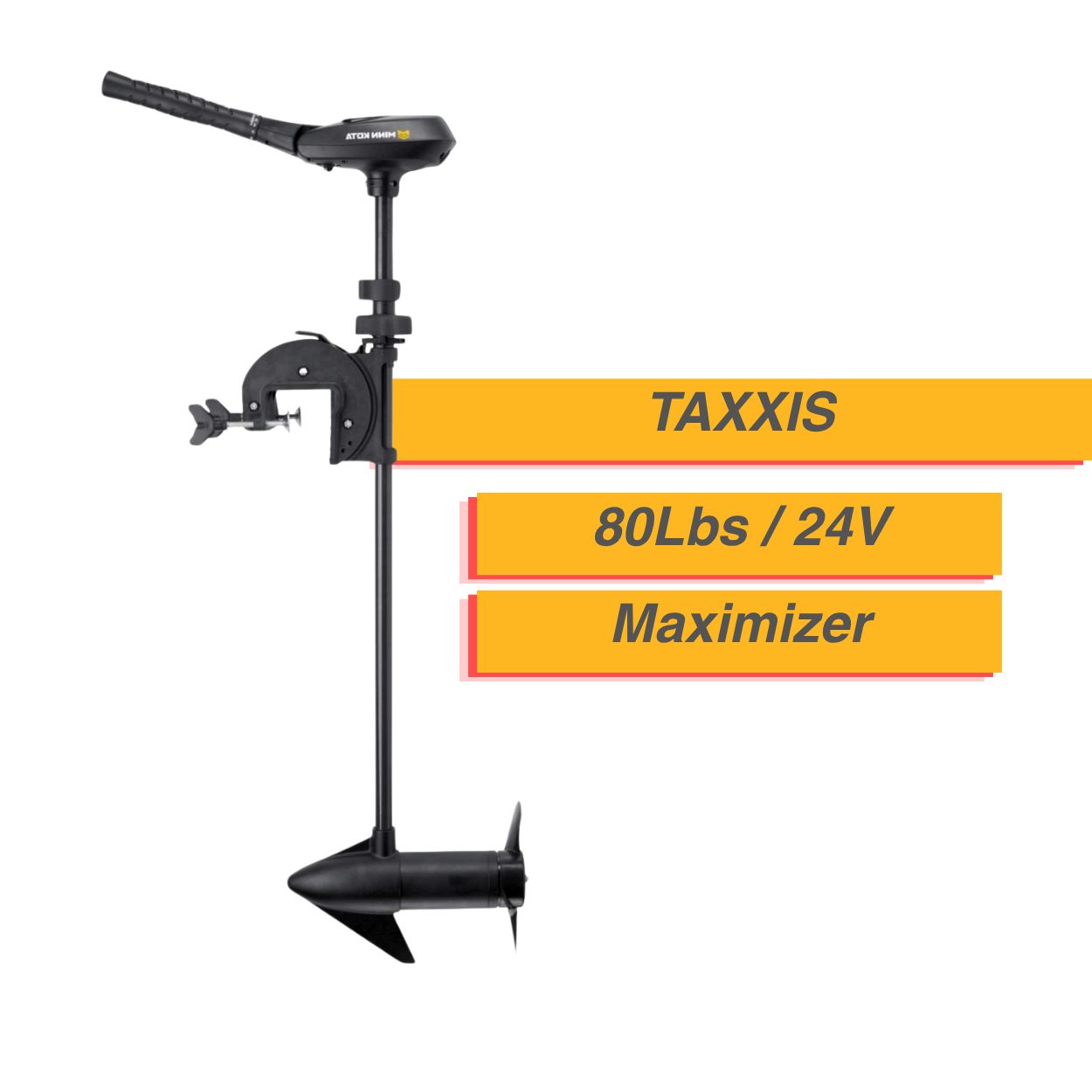 Moteur électrique Minn Kota Traxxis - 80 Lbs - 24V Maximizer