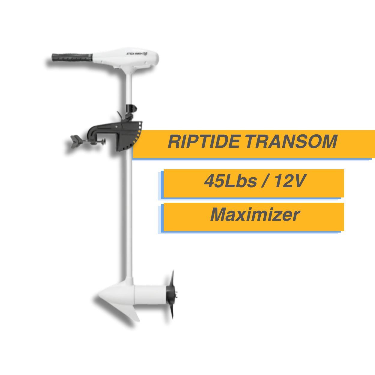 Moteur électrique Minn Kota Riptide Transom - 45 Lbs - 12V Maximizer