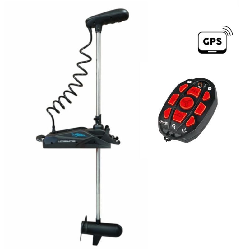 Moteur électrique Haswing Cayman B - 120 Lbs - 36 V - avec GPS version G1.6 - arbre 183 / 210 / 250 cm / Noir