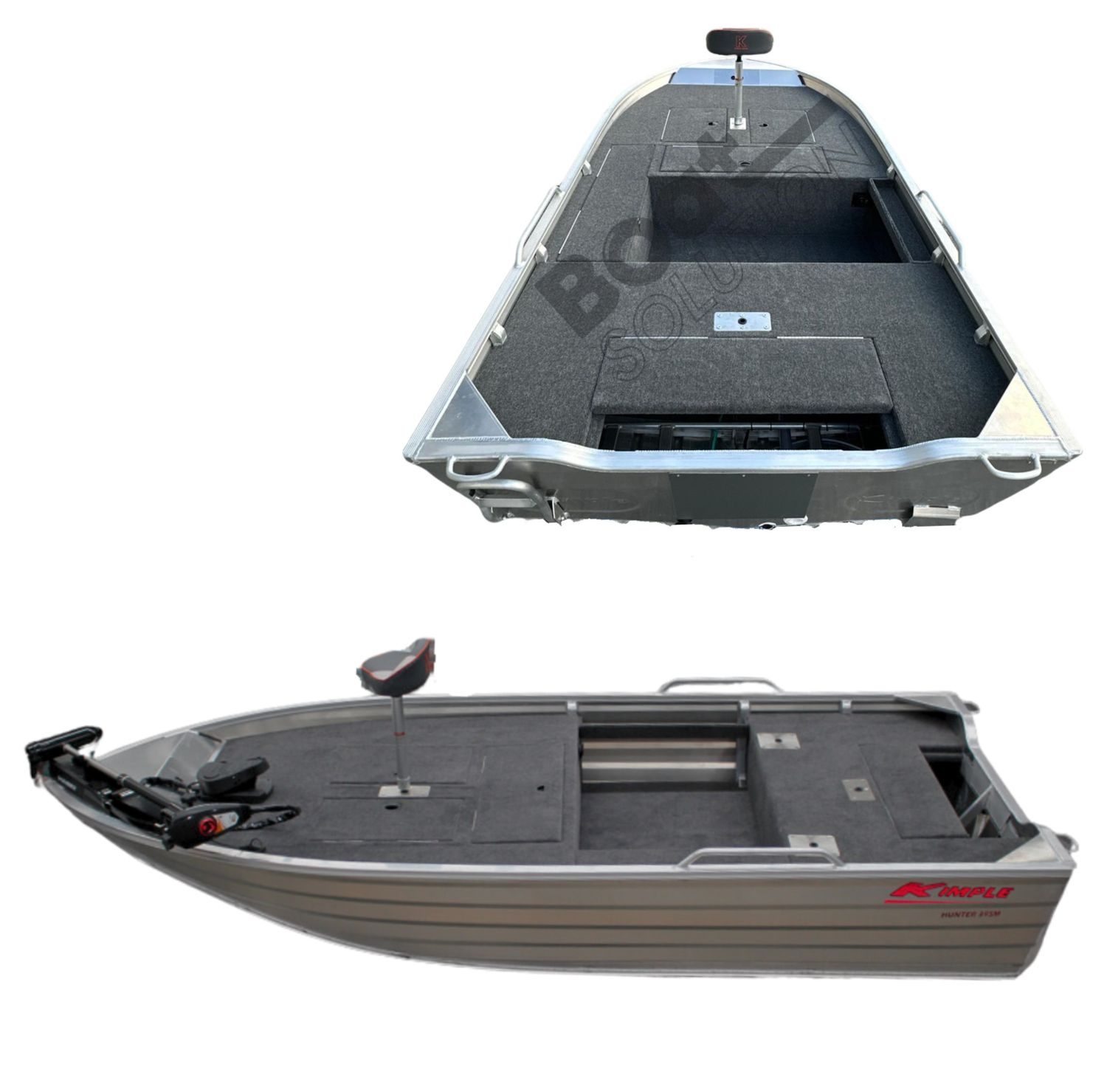 Barque KIMPLE Hunter 395 MS | Finition Alu