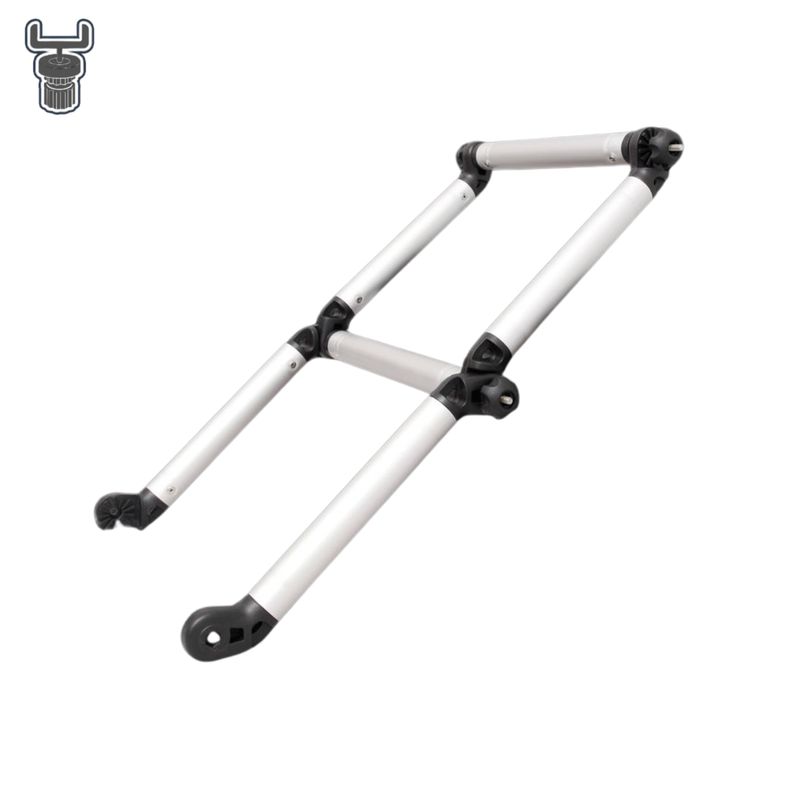 Rallonge coloris gris pour échelle pour bateau pneumatique semi-rigide | Fasten Borika