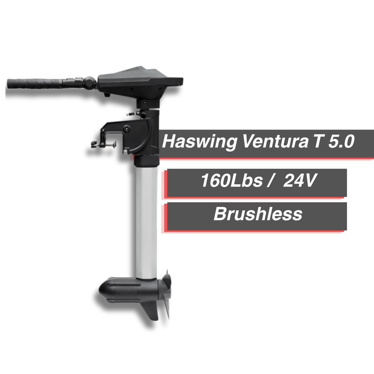 Moteur électrique Haswing Ventura T 5.0 - 160Lbs - 24V