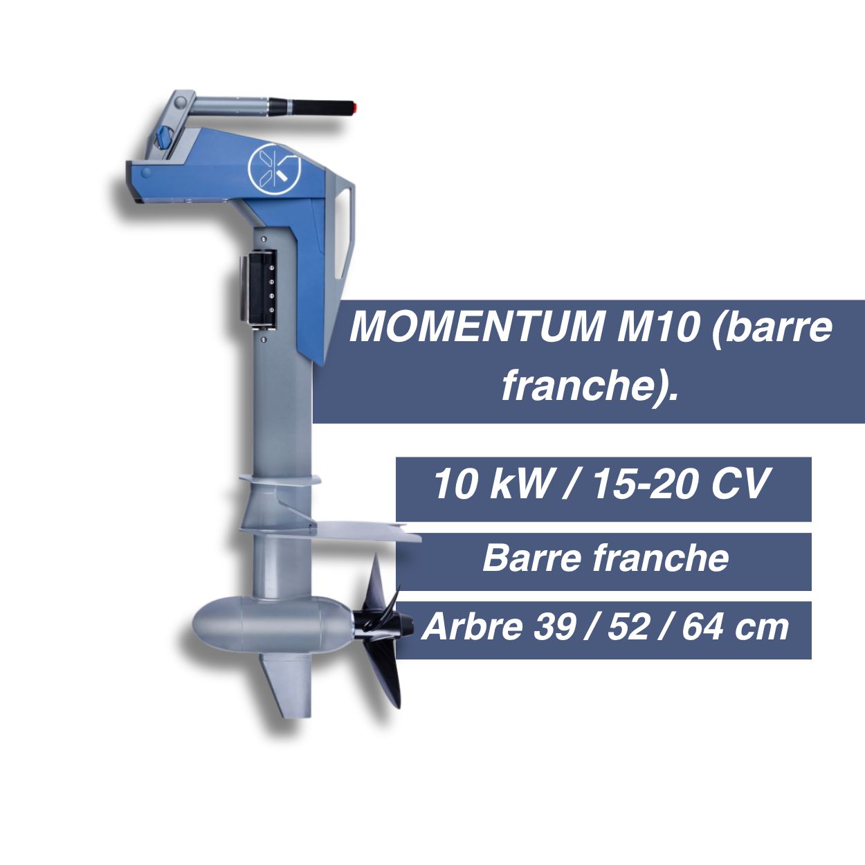 Moteur électrique Momentum M10 (barre franche)