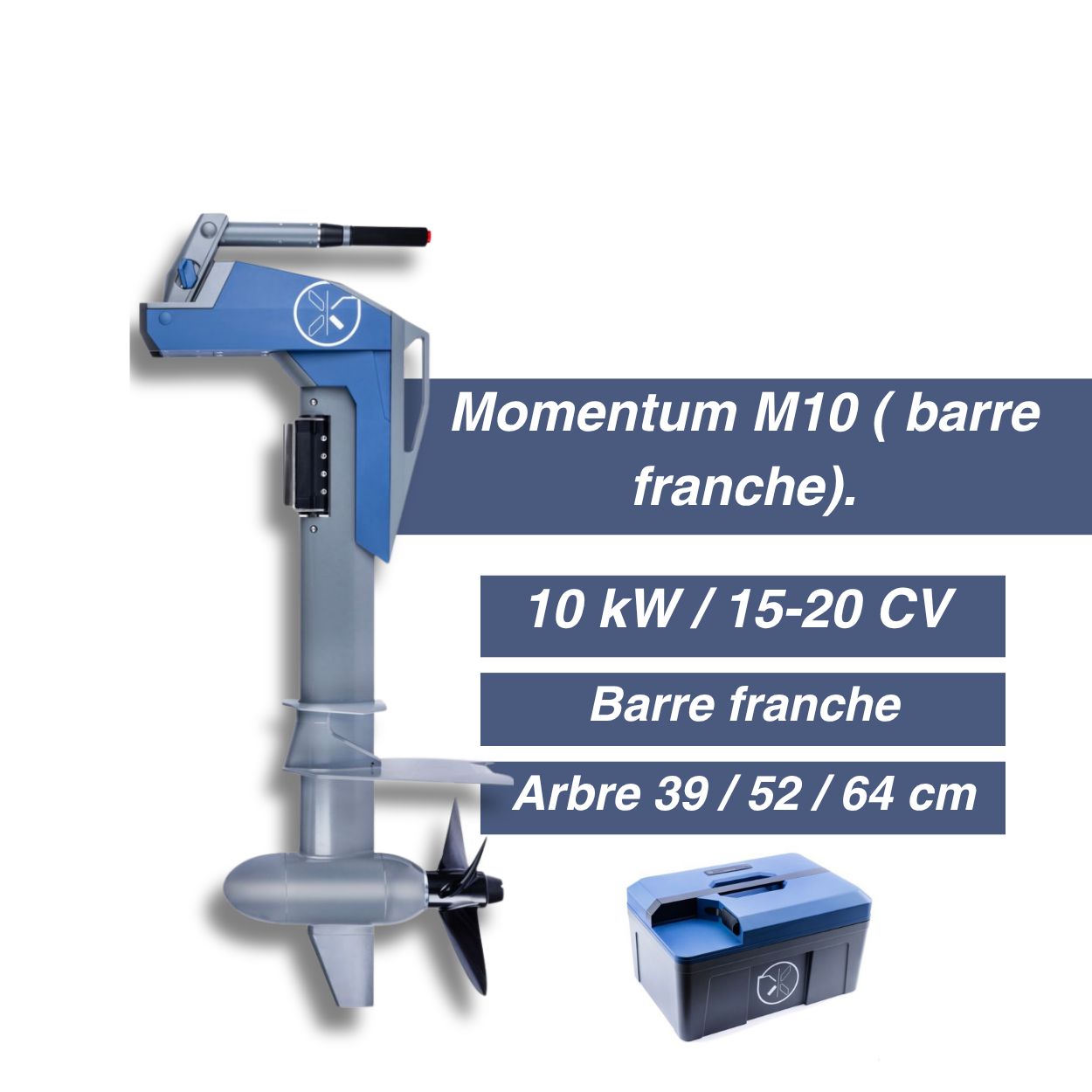 Pack moteur électrique Momentum M10 (barre franche) + batterie lithium-ion MB6