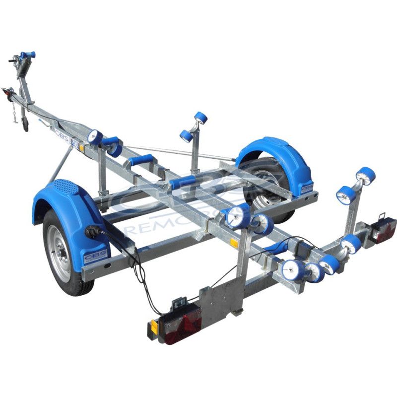 Remorque bateau pour semi-rigide CBS T8R