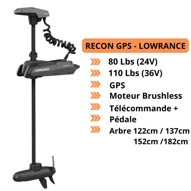 Moteur avant RECON GPS - LOWRANCE