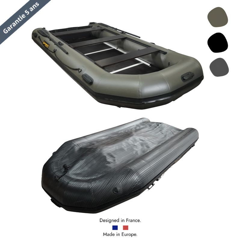 Bateau pneumatique 300 Pro Fisher 2.5 | Edition Limitée Ultra Renforcé  | Gold Baits