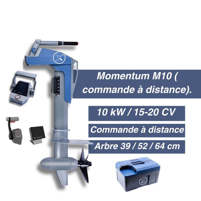 Pack moteur électrique Momentum M10 (Commande à distance) + batterie lithium-ion MB6
