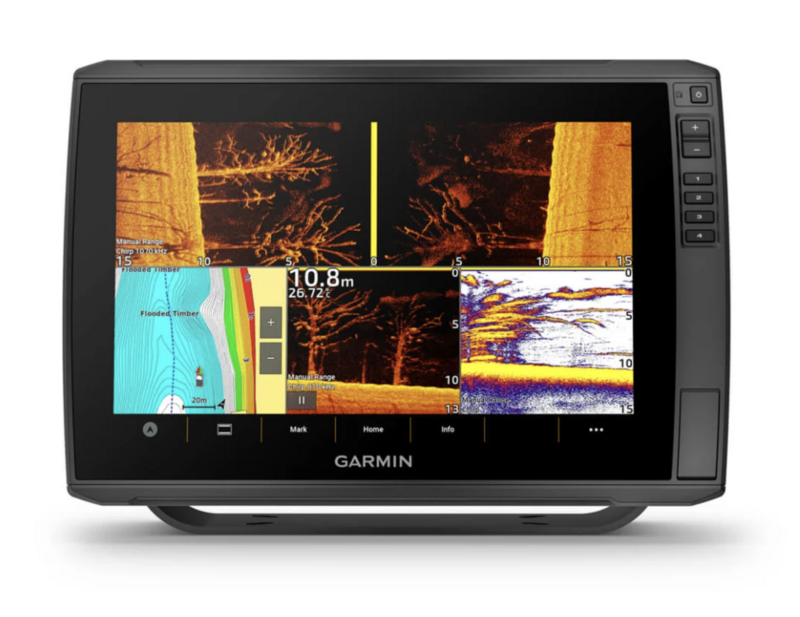 Echosondeur Garmin ECHOMAP™ Ultra 2 122sv / 12"+ Panoptix LiveScope™ Plus LVS34 (Black Box LiveScope GLS 10 + sonde LVS34)