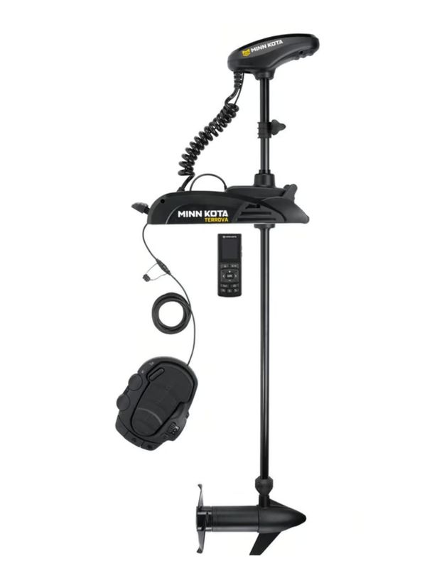 Moteur électrique Minn Kota TERROVA BT - GPS - 55 Lbs - 12 V  - Sonde DSC - avec Pédale