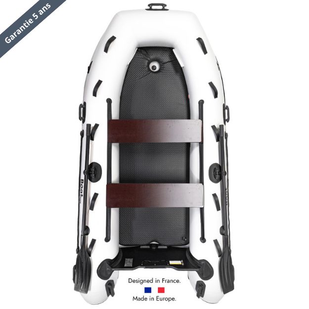 Pack Bateau pneumatique 270 Nautic 1.0 blanc plancher air | Boat Solution France + Moteur thermique 6cv 4T TOHATSU blanc