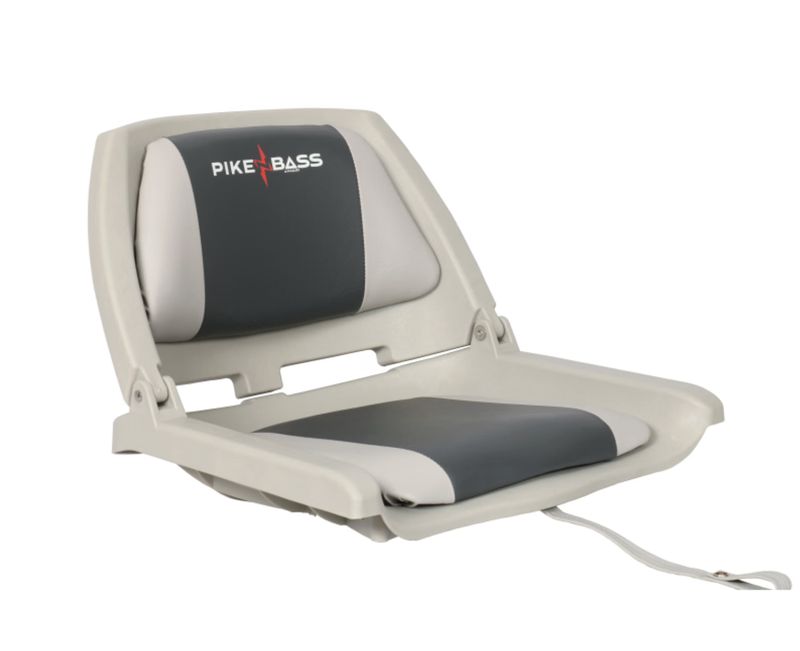 Siège pliant Confort Gris - Pike'n Bass