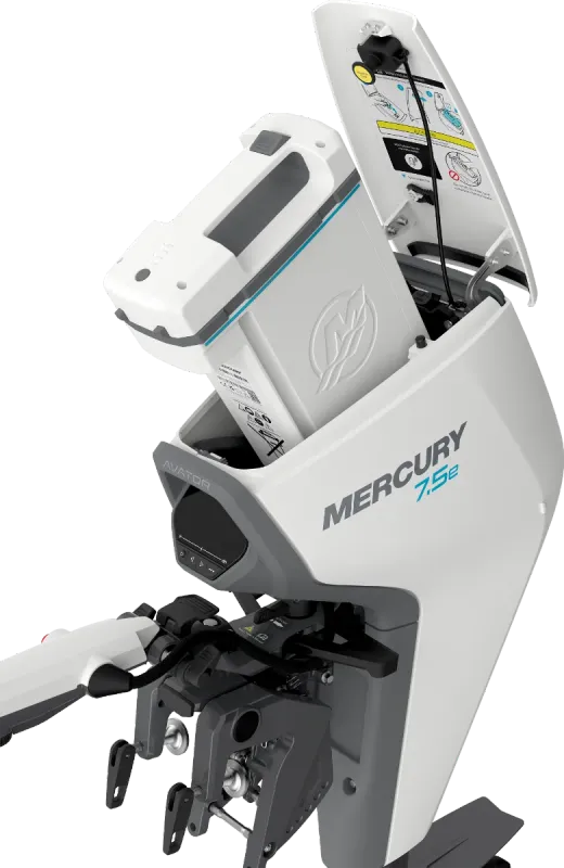 Moteur Électrique Mercury Avator 7.5E - commande à distance