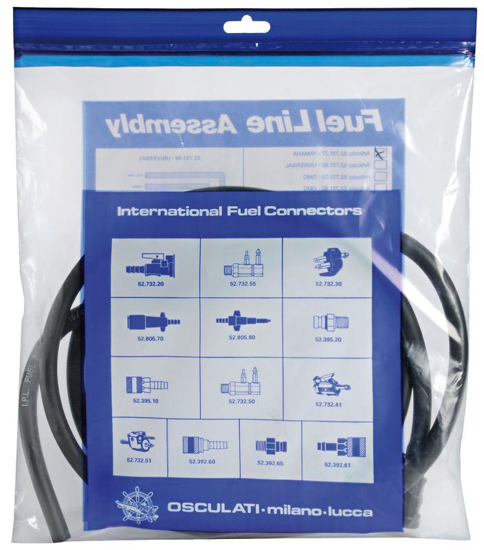 Tuyau carburant sans attaches 3 m pour moteur hors-bord