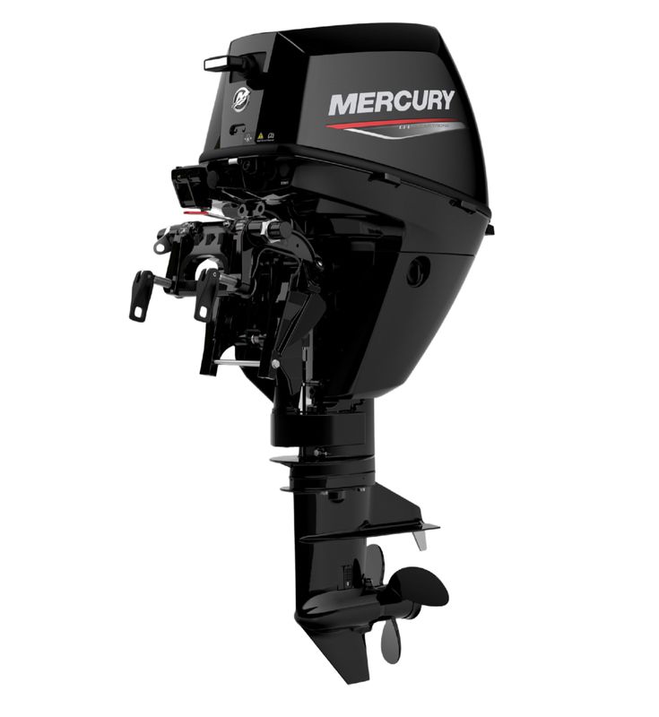 Moteur thermique hors-bord Mercury 8 cv - 4T - EFI - commande à distance - démarrage électrique