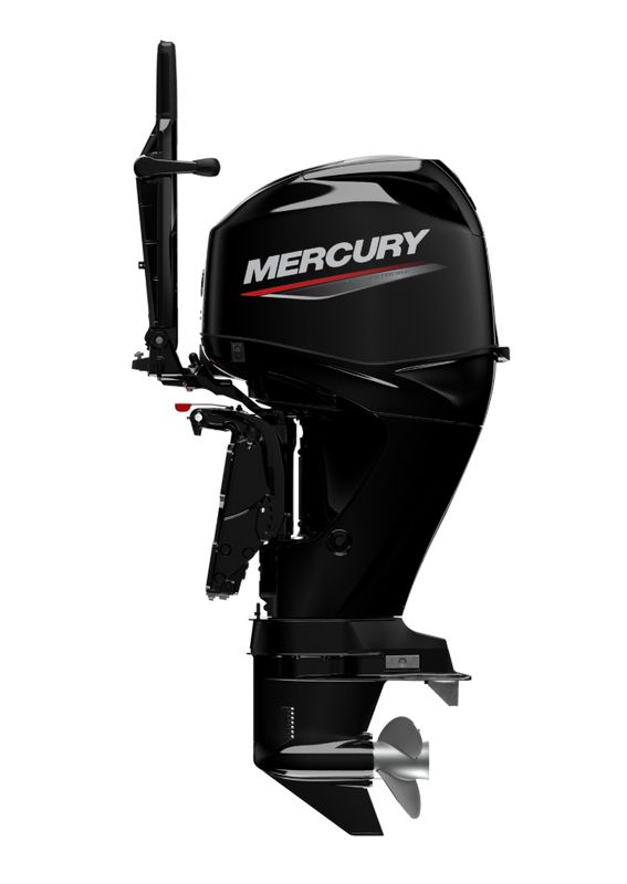 Moteur thermique hors-bord Mercury 50 cv - 4T - EFI - barre franche - démarage électrique - trim électrique