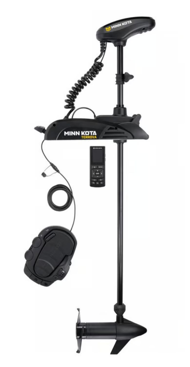 Moteur électrique Minn Kota TERROVA BT - GPS - 55 Lbs - 12 V - arbre 114 cm avec sonde DSC