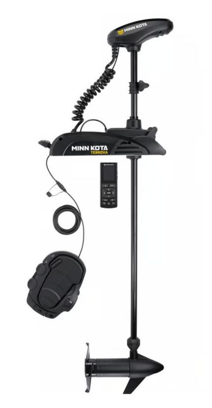 Moteur électrique Minn Kota TERROVA BT - GPS - 55 Lbs - 12 V - arbre 114 cm avec sonde DSC