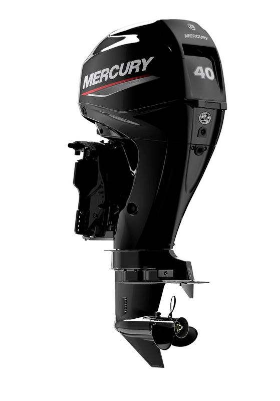 Moteur thermique hors-bord Mercury 40 cv - 4T - EFI - commande à distance - démarrage électrique - trim électrique