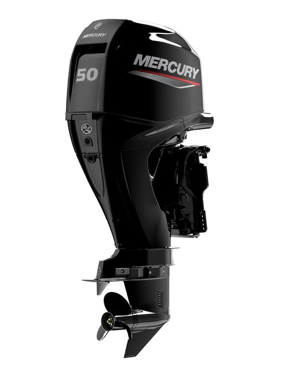 Moteur thermique hors-bord Mercury 50 cv - 4T - EFI - commande à distance - démarage électrique - trim électrique