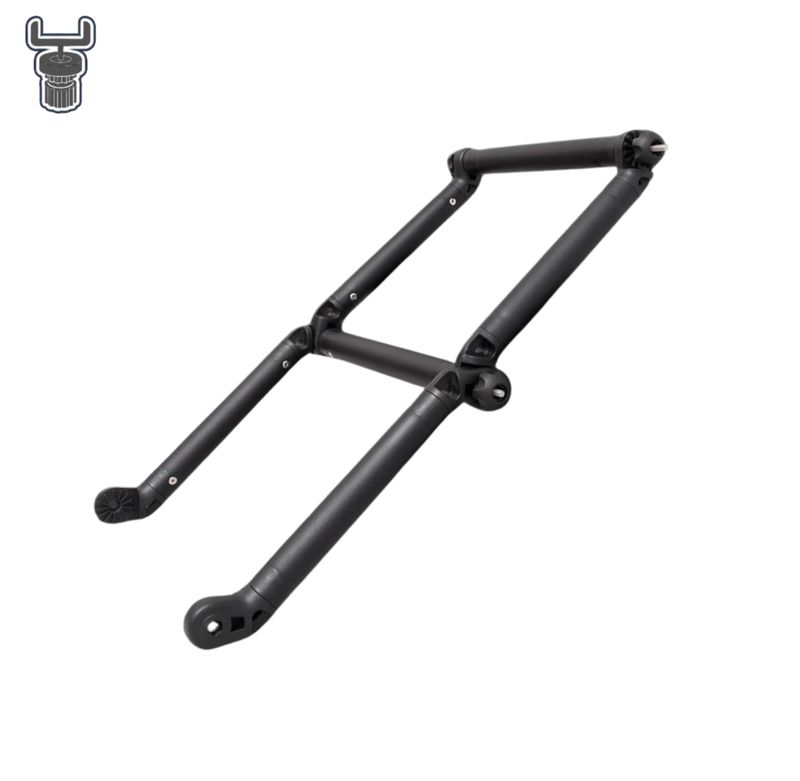 Rallonge coloris noir pour échelle pour bateau pneumatique semi-rigide | Fasten Borika