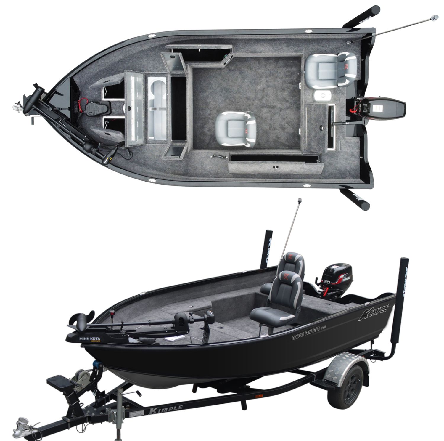Barque KIMPLE Bow Rider BR 145 Tiller
