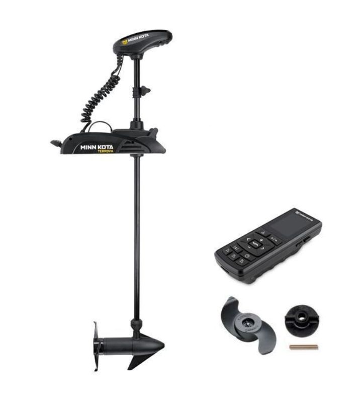Pack Moteur électrique Minn Kota TERROVA BT - GPS - 55 Lbs - 12 V - 137cm + Valise BSR PRESTIGE+ LifePo4 Gen3 12V/100Ah + chargeur + prise sondeur