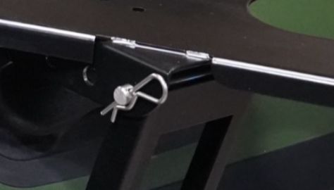 Axe inox pour support moteur avant pour bateau pneumatique