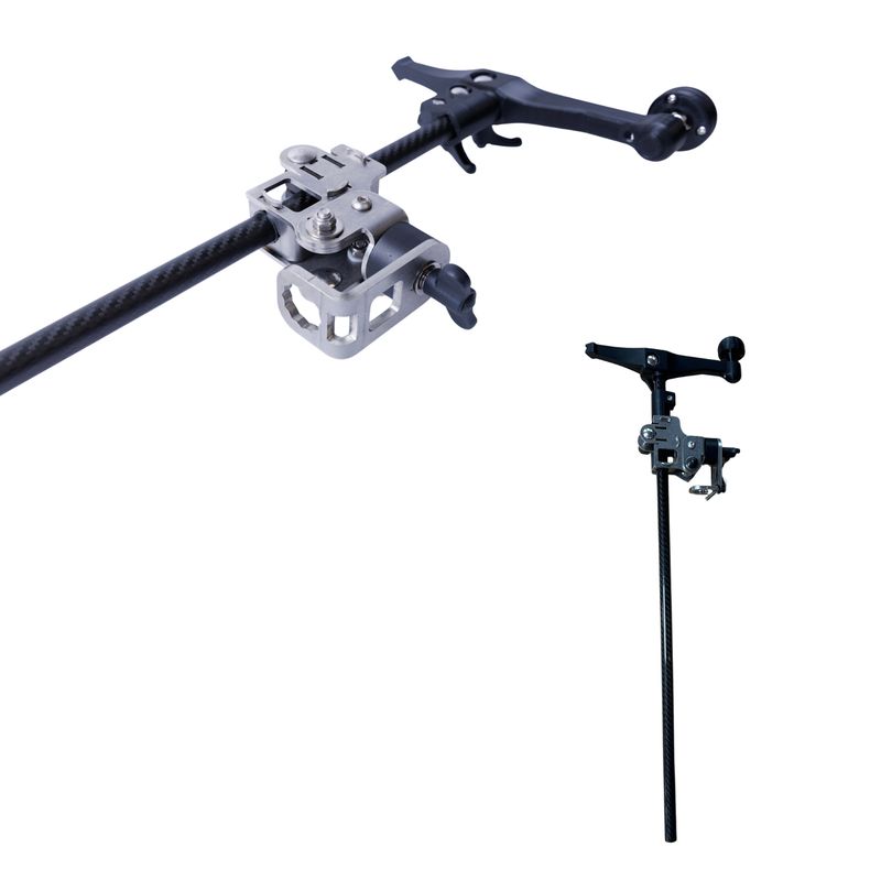 Support de Sonde Live Carbone 65cm KED pour Float Tube et Kayak – Fixation Fasten Borika
