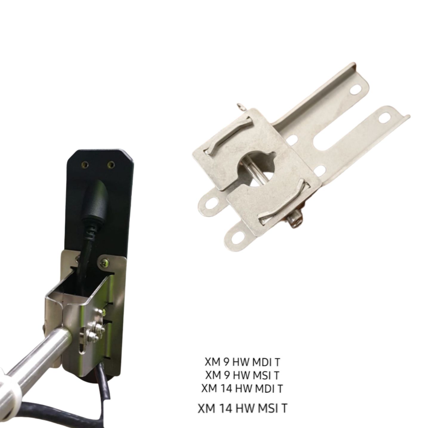 Platine de Fixation Sonde arrière XM Humminbird pour Perche KED