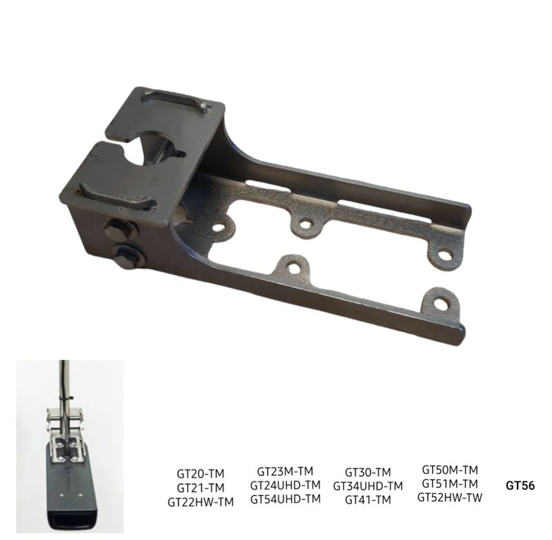 Platine de Fixation Sonde arrière Garmin GT54/GT56... pour Perche KED