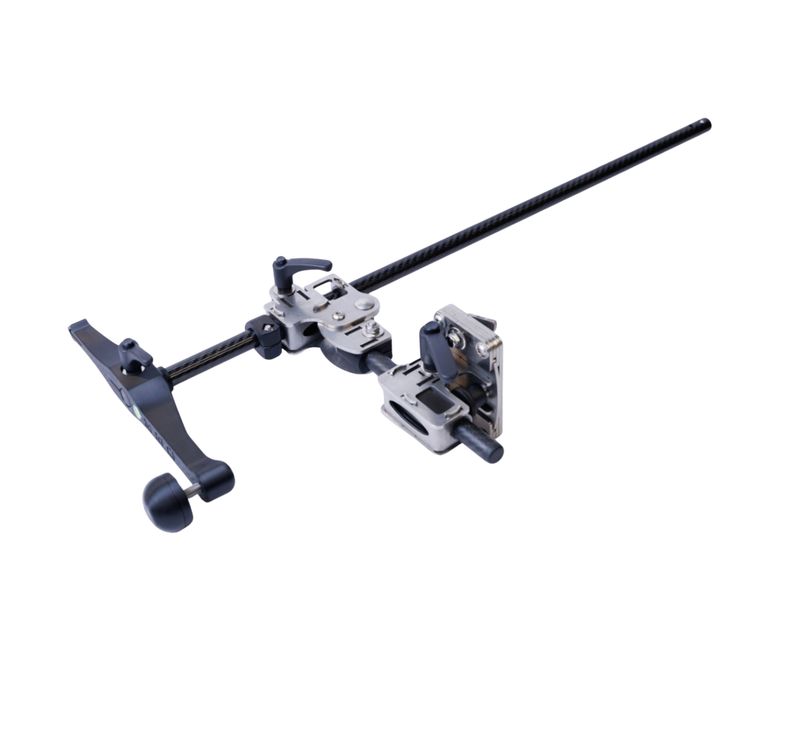 Support de Sonde Live Carbone 65cm KED pour Kayak – Fixation sur rail