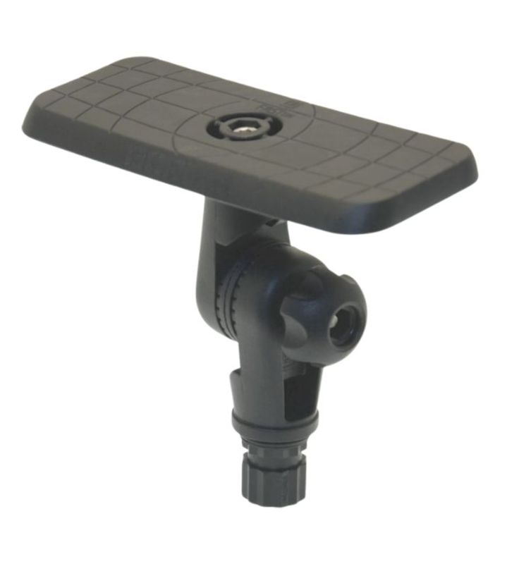 Support échosondeur avec tablette rectangulaire orientable | Fasten Borika